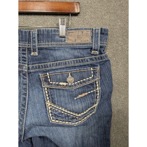 BKE Payton Jeans Womens 32 Long (34x32) Bootcut Stretch Flap Pocket Denim - Picture 7 of 13